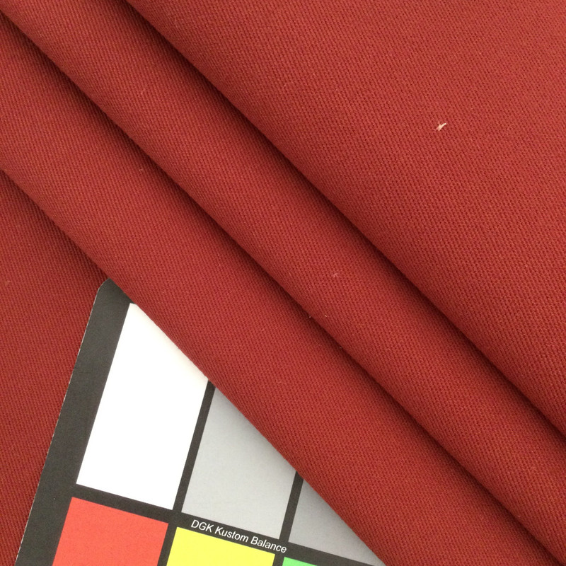 4 Yard Piece of Burgundy Twill Acrylic Canvas Fabric | Slipcovers / Upholstery / Curtains | 100% Acrylic | UV Fade Resistant | 54" Wide | By the Yard