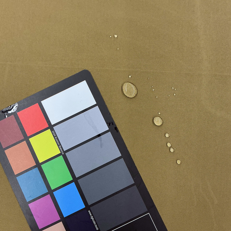 Solid Tan Waterproof Nylon Canvas Fabric | Tarps / Outdoor Covers / Backpacks / Banners | 500 Denier | 60" Wide | By the Yard