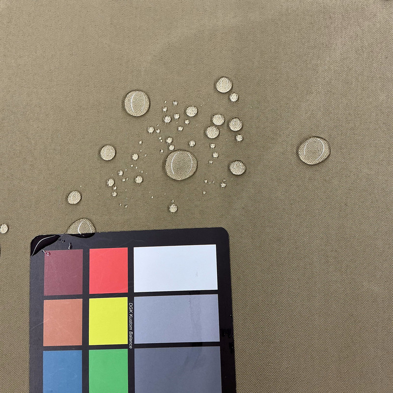 Beige Waterproof Nylon Canvas Fabric | Tarps / Outdoor Covers / Backpacks / Banners | 500 Denier | 60" Wide | By the Yard