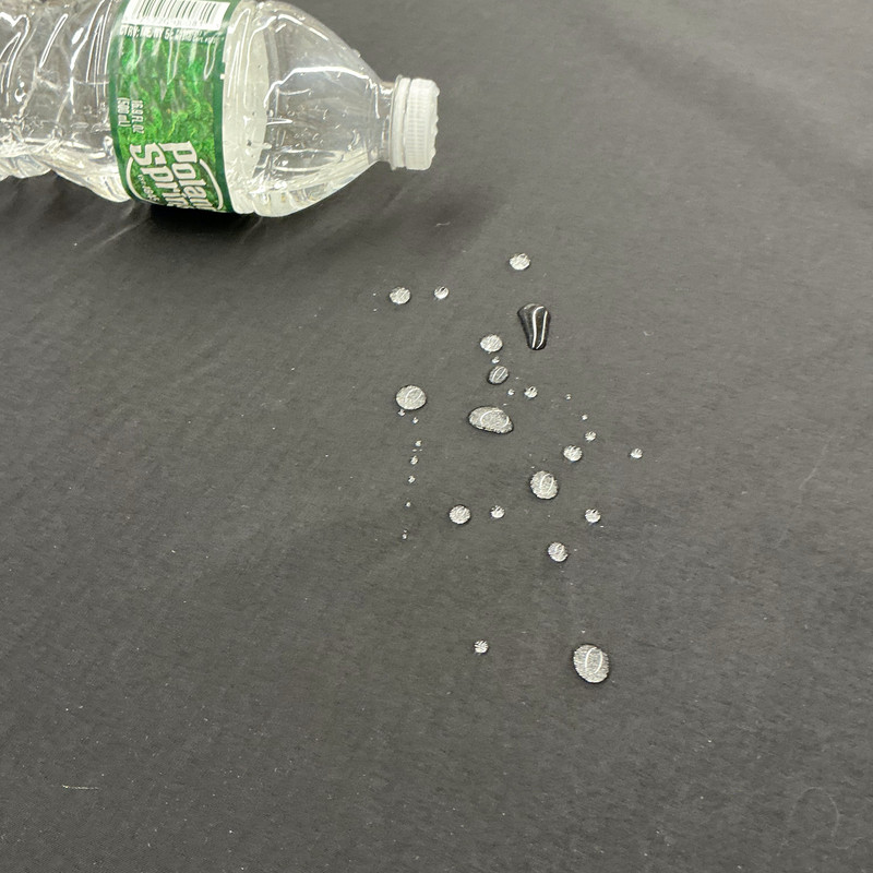 Black Waterproof Nylon Fabric | Outdoor Bags, Tents, Sleeping Bags etc. | 200 Denier | Medium Weight Nylon | 60" Wide | By the Yard