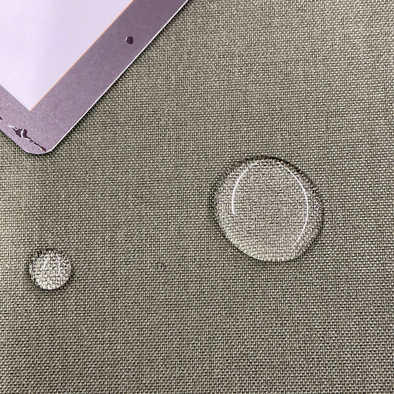 Army Green Waterproof Nylon Canvas Fabric | Tarps / Outdoor Covers / Backpacks / Banners | 500 Denier | 60" Wide | By the Yard