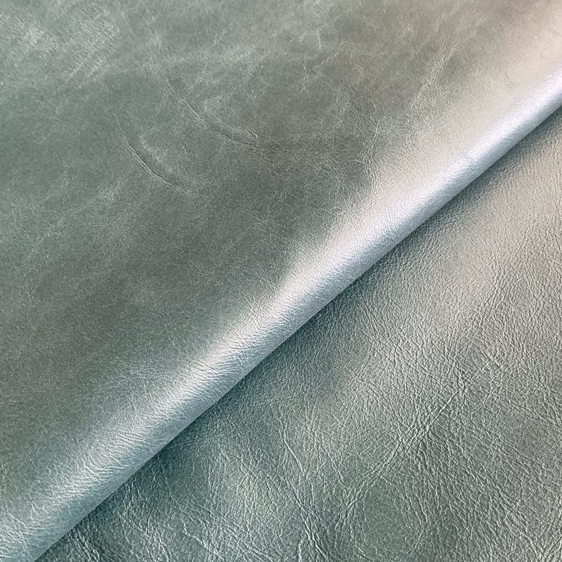 Dark Teal Top Grain Premium Leather Hide | Chrome Tanned | Semigloss Finish | 50+ Square Feet | 1.2 mm / 3 Ounce | Upholstery Leather