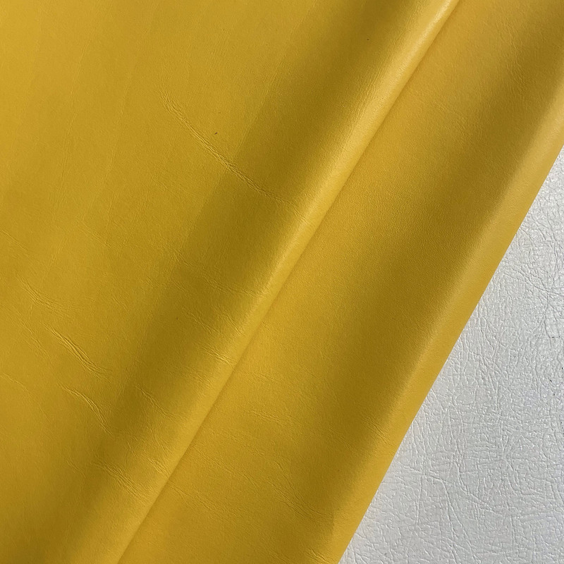 Yellow Top Grain Premium Leather Hide | Chrome Tanned |  40+ Square Feet | 1 mm / 2.5 Ounce | Upholstery Leather
