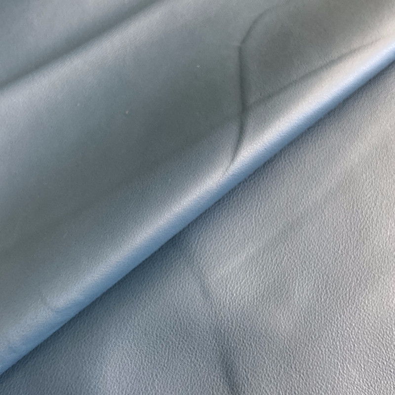 Ocean Blue Top Grain Premium Leather Half Hide | Chrome Tanned | 20+ Square Feet | 1.3 mm / 2.5 Ounce | Upholstery Leather