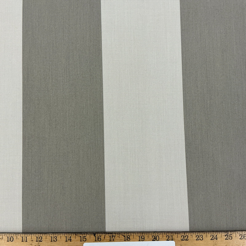 Recacril Sunnyside Stripe Beige / Linen R-284 | Waterproof Awning & Marine Canvas | 100% Solution Dyed Acrylic | 47" Wide | By the Yard