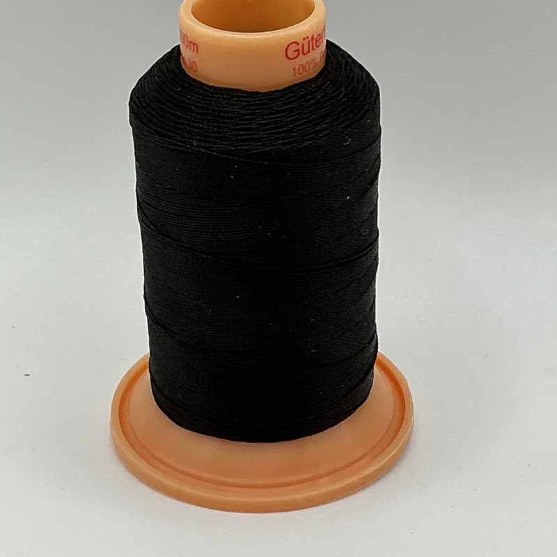 Gutermann Tera 30 HEAVY DUTY OUTDOOR Polyester Thread - Tex 100 - 328 yds. COLOR ID 000