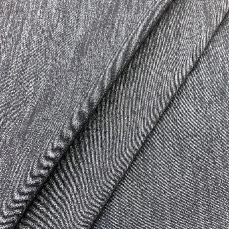 Designer Deadstock Denim Jean Fabric | Dark Navy Blue | Pants / Jackets | 10-13 oz Midweight | One-way Stretch | 100% Cotton | 62" Wide | By the Yard