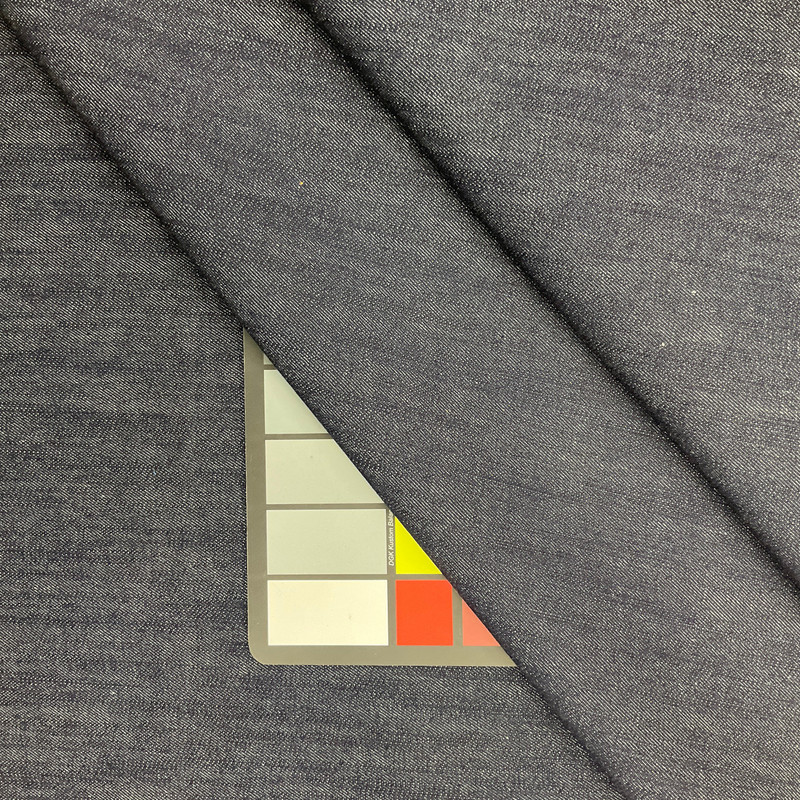 Designer Deadstock Denim Jean Fabric | Dark Indigo Blue | Pants / Jackets | 10-13 oz Midweight | One-way Stretch | 100% Cotton | 60" Wide | By the Yard