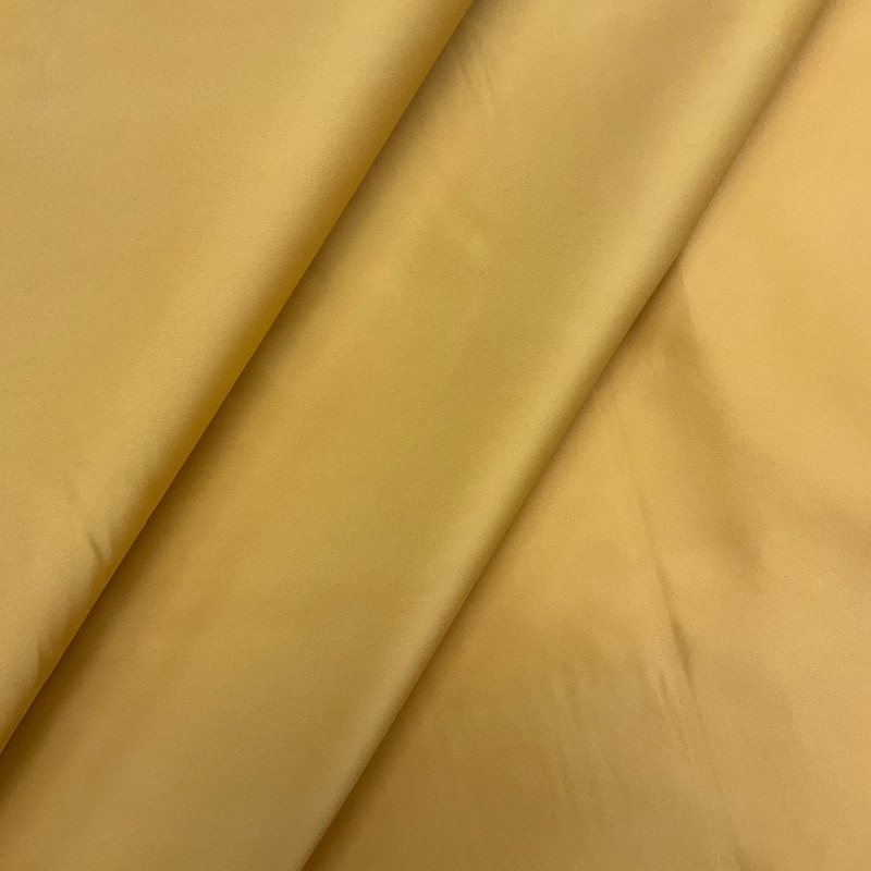 Solid Gold / Dark Yellow | Satin Acetate Lining Fabric | Nylon | Lightweight | 60" Wide | By the Yard
