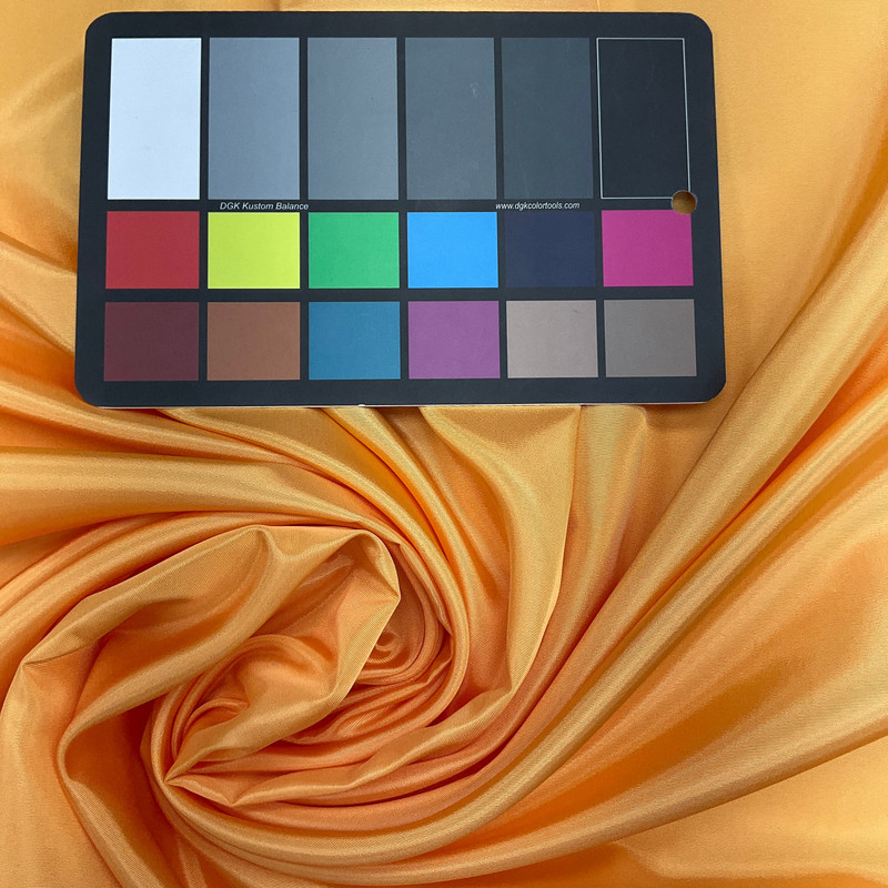 Solid Yellow | Satin Acetate Lining Fabric | Nylon | Lightweight | 60" Wide | By the Yard.