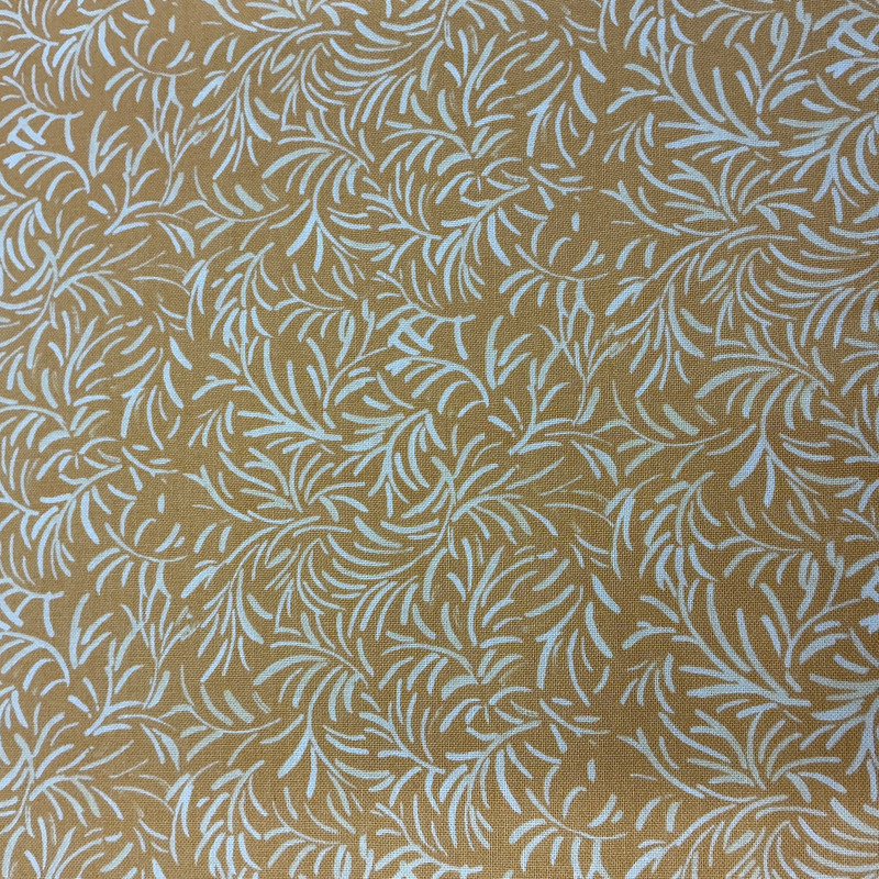 Blooming Memories Branches in Yellow | Figo Fabrics | Quilting Fabric | 44" Wide | 100% Cotton | Branches | Golden Yellow