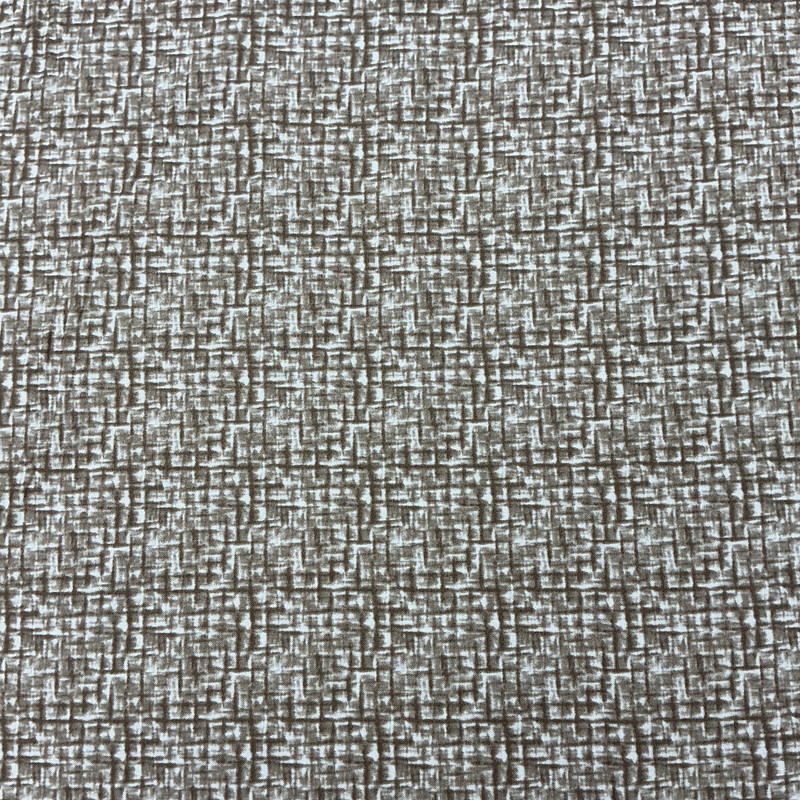 Natural Essence Crosshatch in Linen | Figo Fabrics | Quilting Fabric | 44" Wide | 100% Cotton | Crosshatch Blender | Brown / White