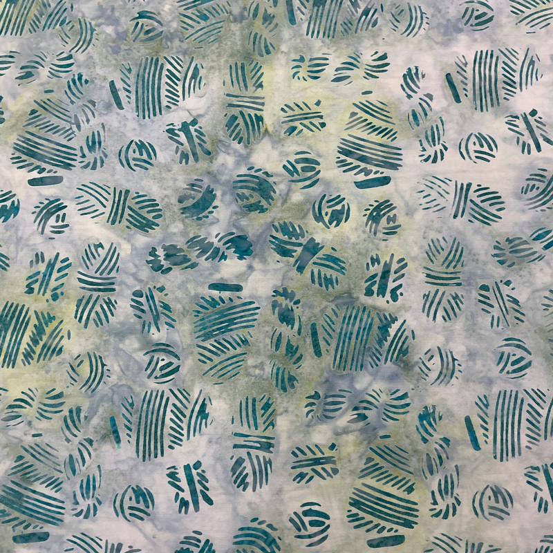 Crochet Yarn in Mint | Banyan Batiks | Quilting Fabric | 44" Wide | 100% Cotton | Yarn Skeins | Blue / Grey / Green
