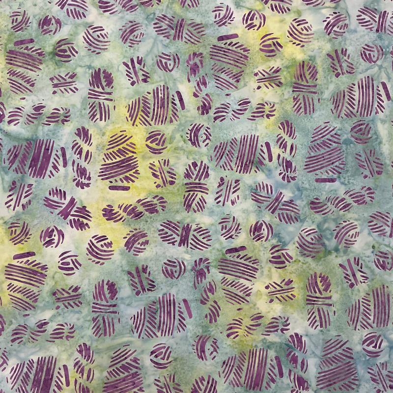 Crochet Yarn in Blue Green | Banyan Batiks | Quilting Fabric | 44" Wide | 100% Cotton | Yarn Skeins | Purple / Blue / Green