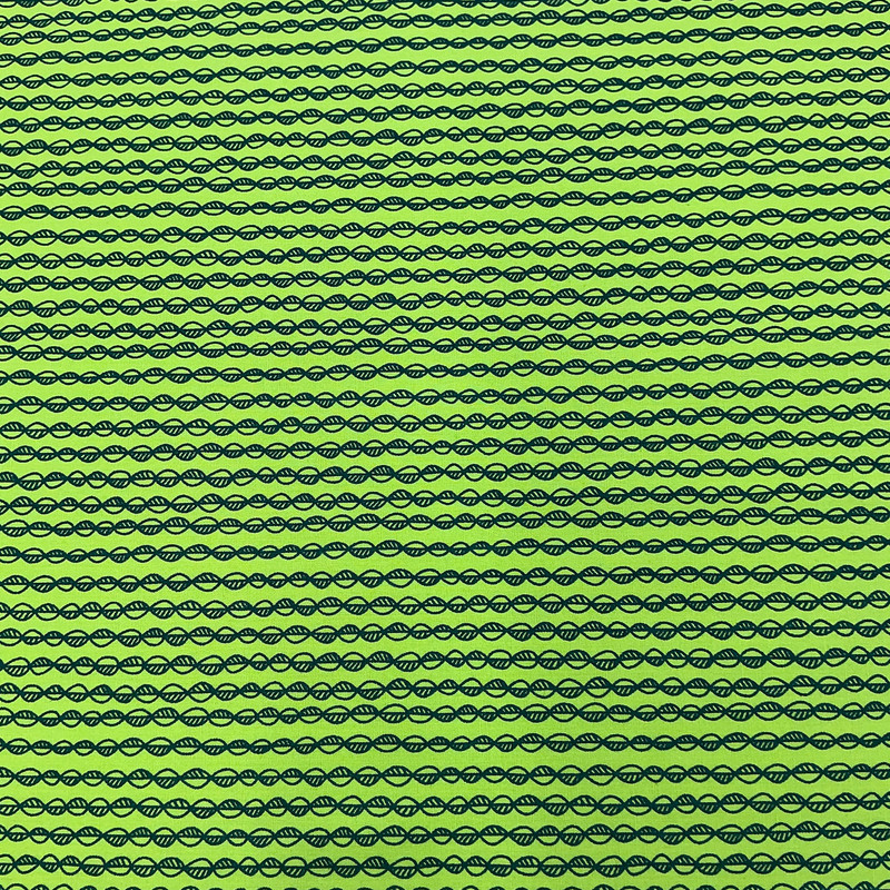 Beaded Stripes in Green | Benartex | Quilting Fabric | 44" Wide | 100% Cotton | Striped | Green / Dark Blue