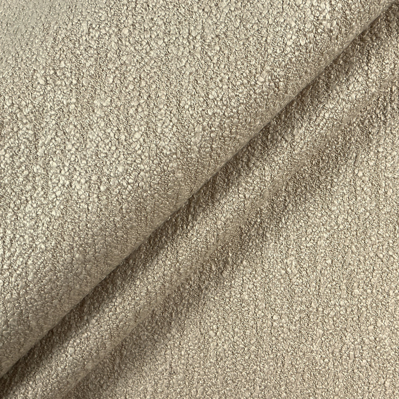 Sunbrella 305723-0008 Lux Boucle two Vellum  | Furniture Weight / Indoor - Outdoor Upholstery Fabric