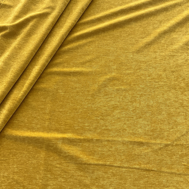 1.5 Yard Piece of Europatex St. Tropez Double-Sided Chenille 25 Gold | Medium/Heavyweight Chenille Fabric | Home Decor Fabric | 57" Wide