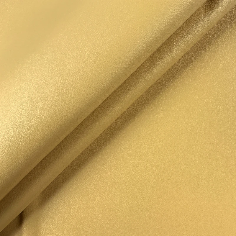 Nassimi SALINGER In Color CUSTARD VINYL CANVAS | 54 WIDE | BY THE YARD