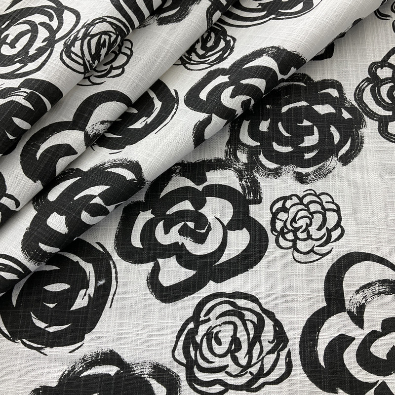 1 Yard Piece of Premier Prints Phoebe Ink | Medium/Heavyweight Canvas Fabric | Home Decor Fabric | 54" Wide