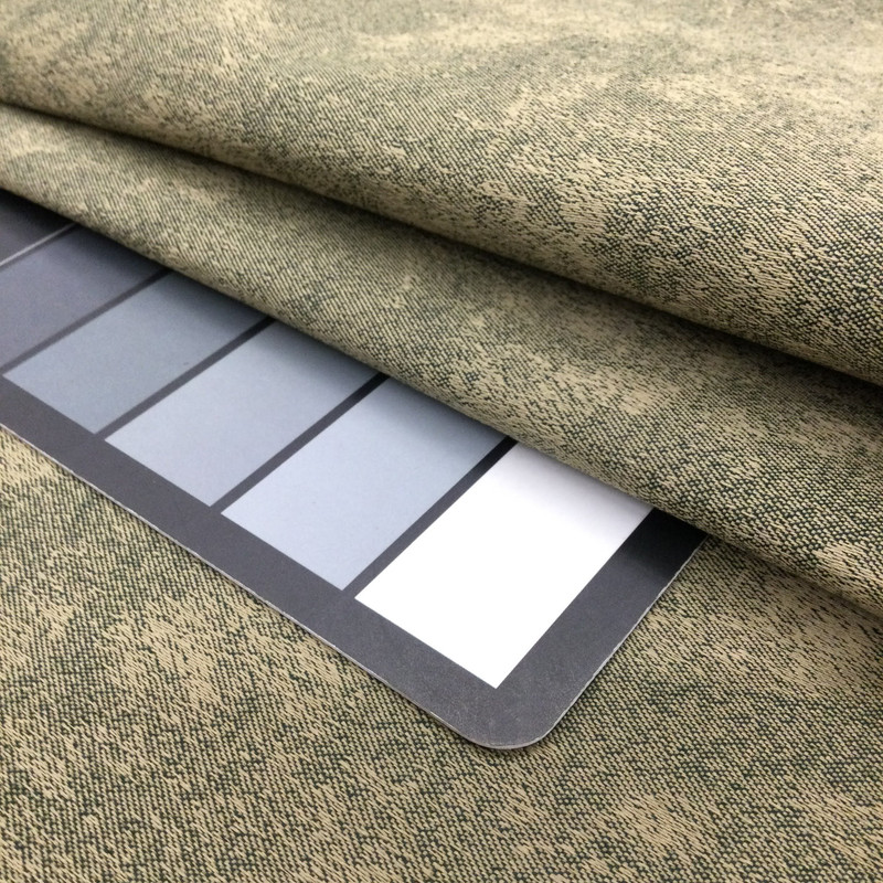 1.75 Yard Piece of Mottled Two Tone Fabric | Forest Green / Beige | Upholstery | | Heavy Weight | 54" Wide | By the Yard