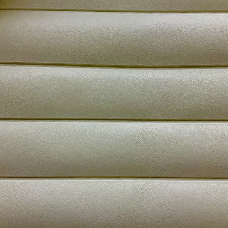 1.12 Yard Piece of Seaquest Roll N Pleat | Oyster Off White | PSQ-020 | PLEATED MARINE VINYL Fabric | SUN + SALT PROOF | 54 wide | By the Yard