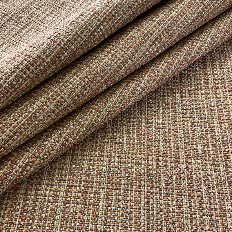 3 Yard Piece of Covington Jackie-O Backed Tuscan Tweed Sun | Very Heavyweight Tweed, Basketweave, Chenille Fabric | Home Decor Fabric | 55" Wide