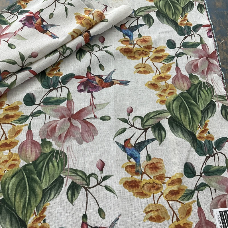 1.2 Yard Piece of Claridge Home Humming Delight Woven Delight | Very Lightweight Woven Fabric | Home Decor Fabric | 54" Wide