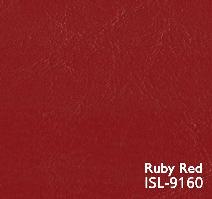 1 Yard Piece of Ruby Red Marine Vinyl Fabric | ISL-9160 | Spradling Softside ISLANDER | Upholstery Vinyl for Boats / Automotive / Commercial Seating | 54"W | BTY