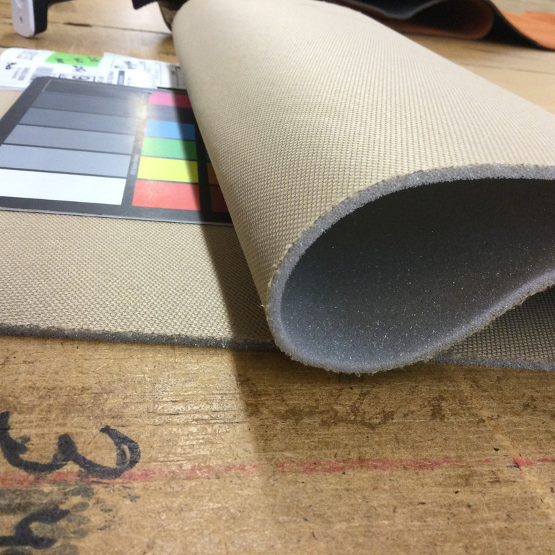 2.5 Yard Piece of Beige OEM Style Automotive Headliner - Foam-Backed | 1/8" Thick | 60" Wide | Bag Stabilizer / Sew Foam |  Fabric By the Yard