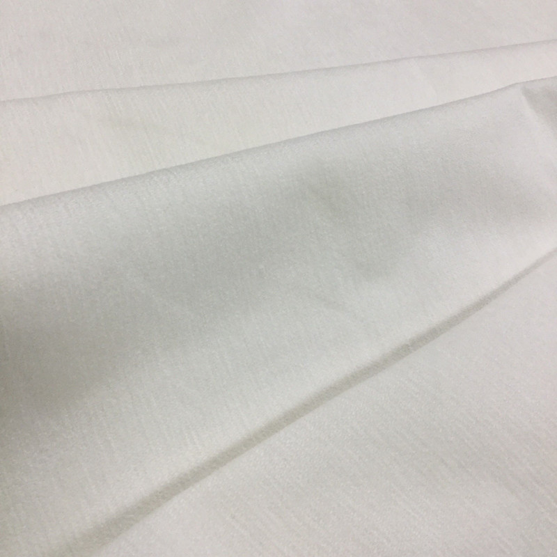1.75 Yard Piece of Snow White Chenille Fabric | Heavyweight Upholstery | 54 Wide | By the Yard