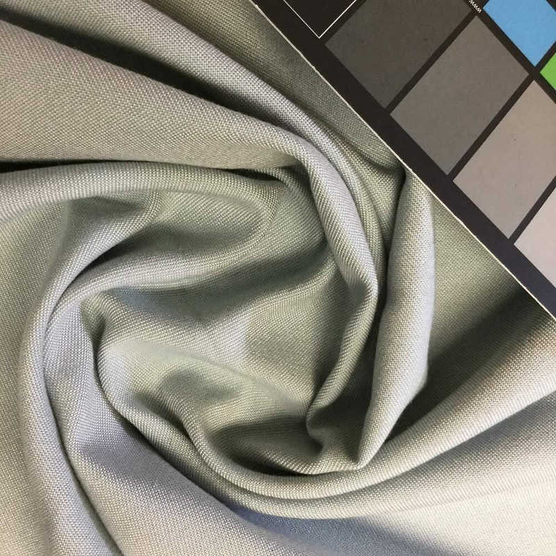 1.5 Yard Piece of Muted Solid Blue Upholstery / Slipcover Fabric | 56 Wide | By the Yard | Durable