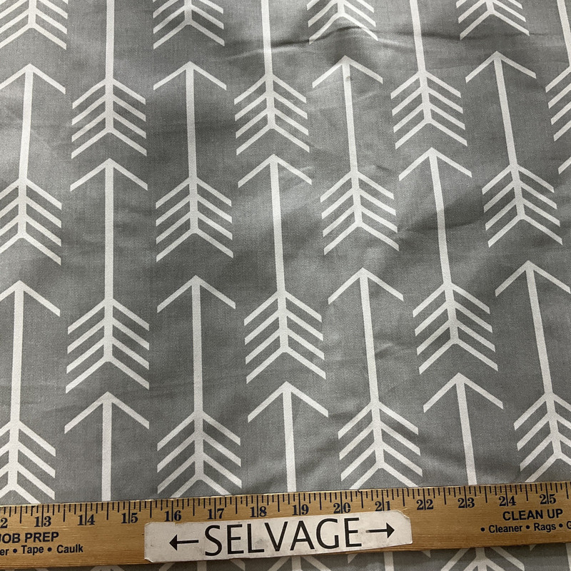 2.87 Yard Piece of Premier Prints Arrow Twill Storm | Medium Weight Twill Fabric | Home Decor Fabric | 54" Wide