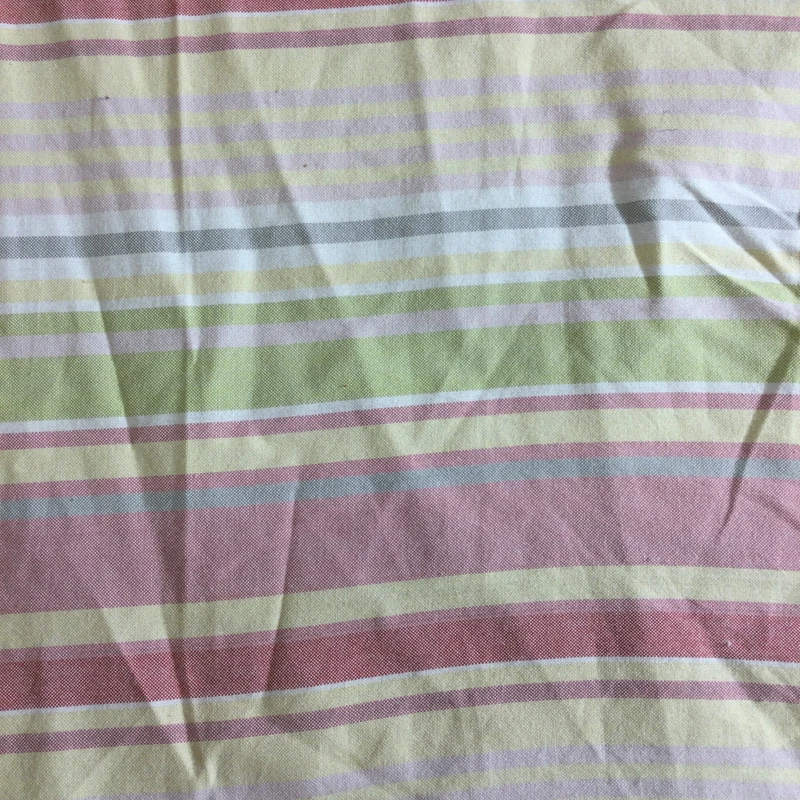 3.75 Yard Piece of Vintage Stripes Pink / Yellow / Green | Home Decor Fabric | Upholstery / Drapery | 54" Wide | By the Yard