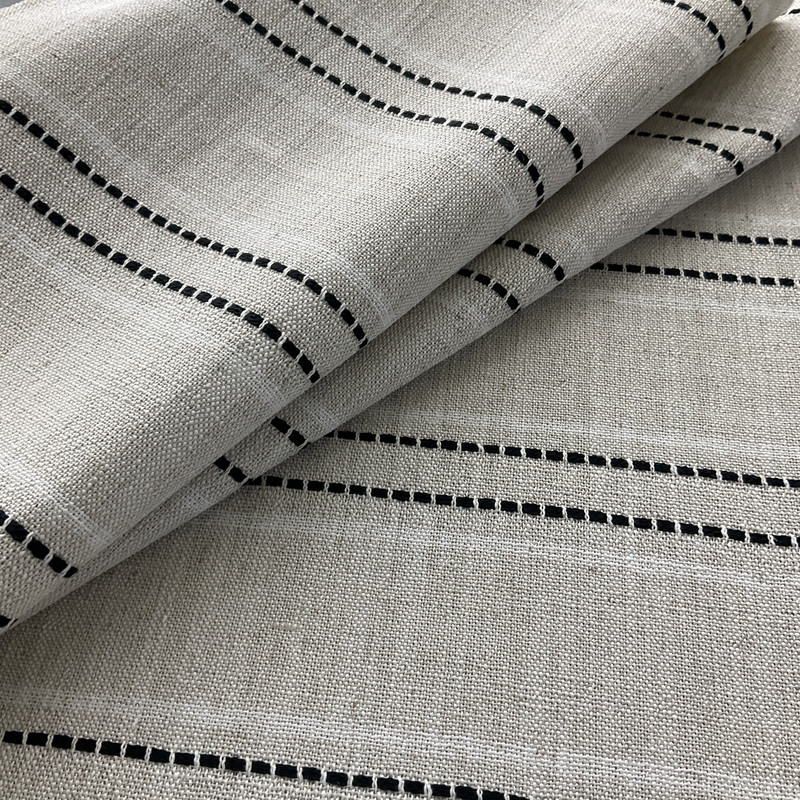 3 Yard Piece of Richloom Fowler Canvas Onyx | Heavyweight Canvas Fabric | Home Decor Fabric | 55" Wide