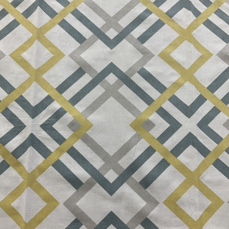 1.75 Yard Piece of Premier Prints Winston Saffron Yellow | Medium Weight Duck Fabric | Home Decor Fabric | 54" Wide