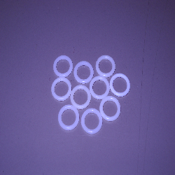 Image for Plastic Rings White At Fabric Warehouse