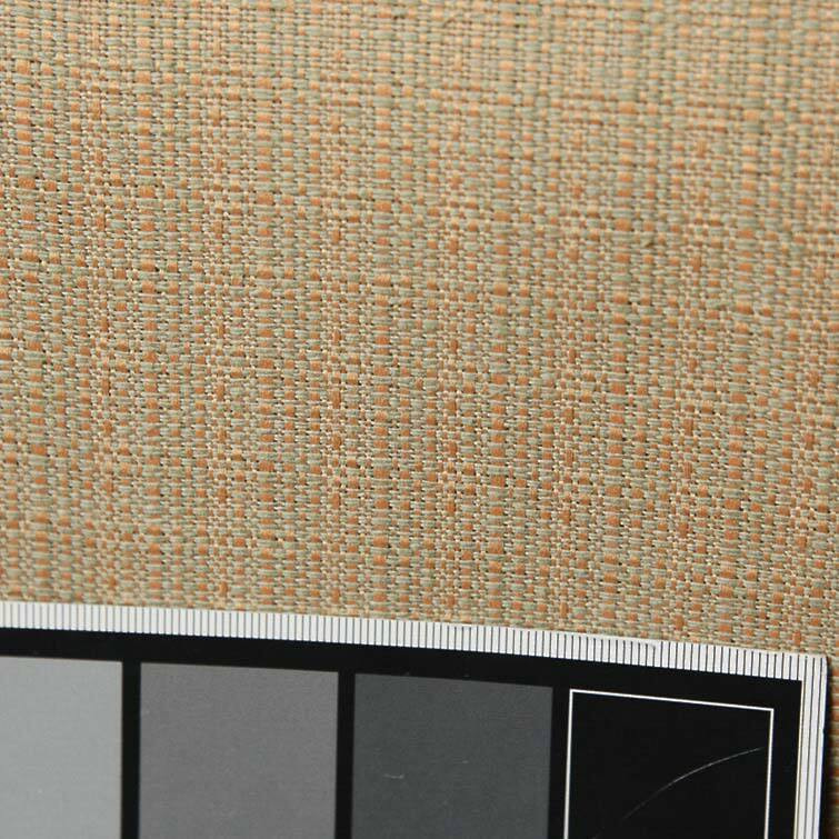 Orange, Golden Tan Slub Multiuse / Drapery Fabric By The Yard 54"W Shimmer