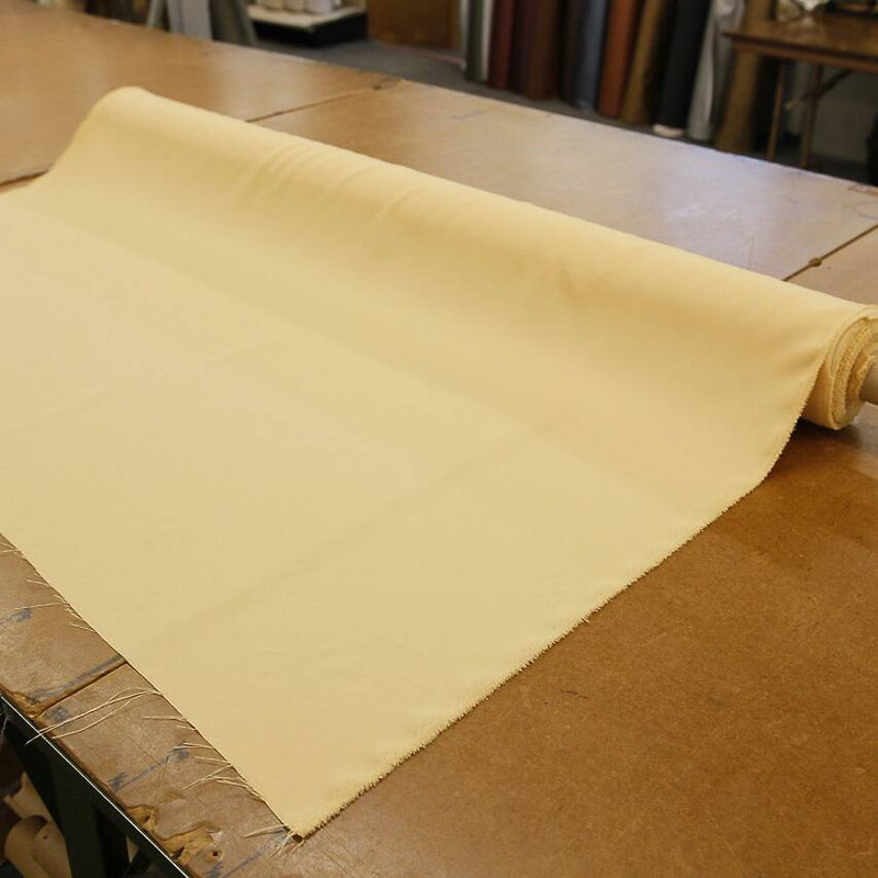 Buff Pale Yellow Brown Poplin Clothing Drapery Fabric By The Yard 54"W