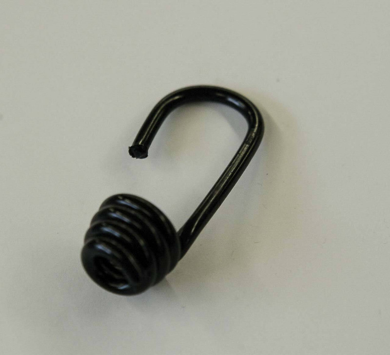 Shock Cord Hooks Black 3/8