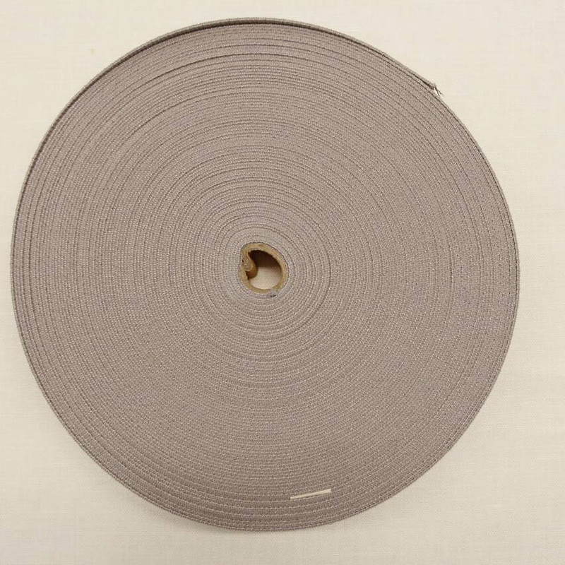 Cotton Webbing 1 Inch Gray