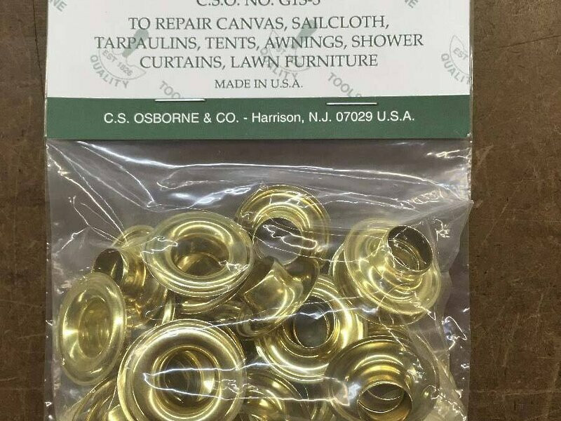 Grommets Brass & Nickel - Kits & Tools for Canvass & Vinyl