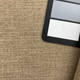 Tan Basketweave Upholstery Fabric | Felt Backed | Smooth finish |