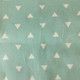 Scattered Triangles in Aqua Blue | Home Decor Fabric | 54 Wide | By the Yard