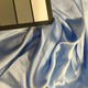 Light Blue Silky Solid Fabric | Polyester Apparel Fabric| Lightweight | 60" Wide | By the Yard