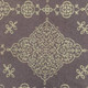 Brown Boucle with Gold Medallion Extra Heavy Upholstery Fabric | By The Yard