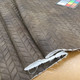 Herringbone Pre-Quilted Fabric | Chocolate Brown | Insulated Curtain / Upholstery / Auto Upholstery / Blankets | 54" Wide | By the Yard