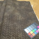 Herringbone Pre-Quilted Fabric | Chocolate Brown | Insulated Curtain / Upholstery / Auto Upholstery / Blankets | 54" Wide | By the Yard