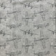 Premier Prints Vintage Flyers Lead | Lightweight Duck Fabric | Home Decor Fabric | 54" Wide