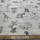 Covington Jumanji Duck Ivory/Ebony | Medium Weight Duck Fabric | Home Decor Fabric | 54" Wide