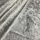 72" Shadow Crushed Velvet White | Medium/Heavyweight Velvet Fabric | Home Decor Fabric | 72" Wide